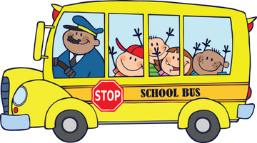 Happy Children in a School Bus
